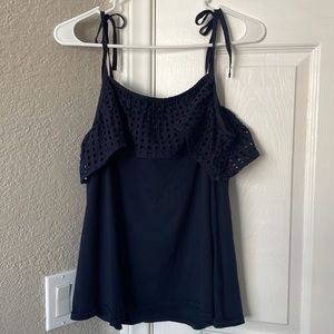 LOFT women’s navy blouse